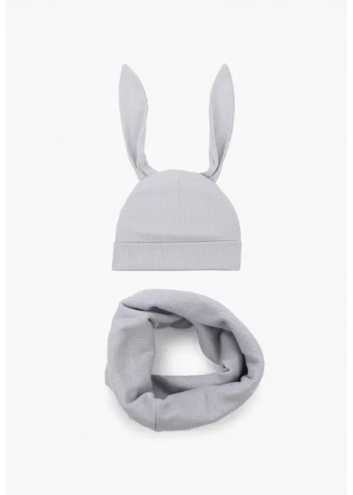 Шапка и снуд SET BUNNY