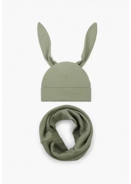 Шапка и снуд SET BUNNY